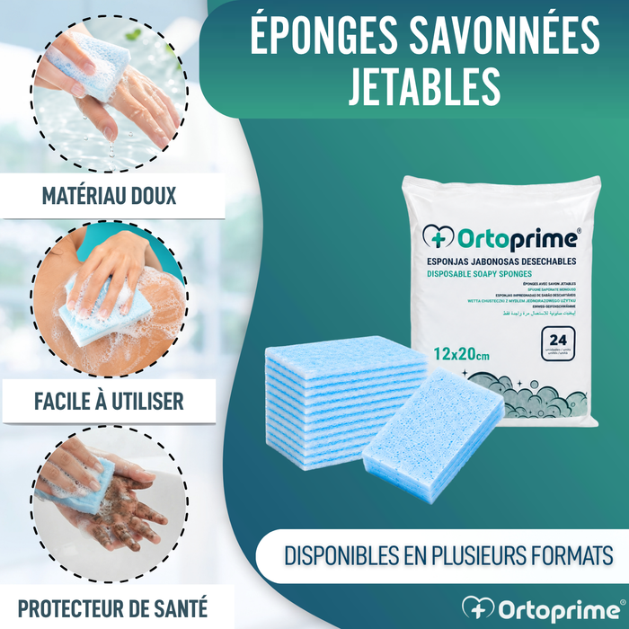 Éponges Jetables pour Bébés et Adultes