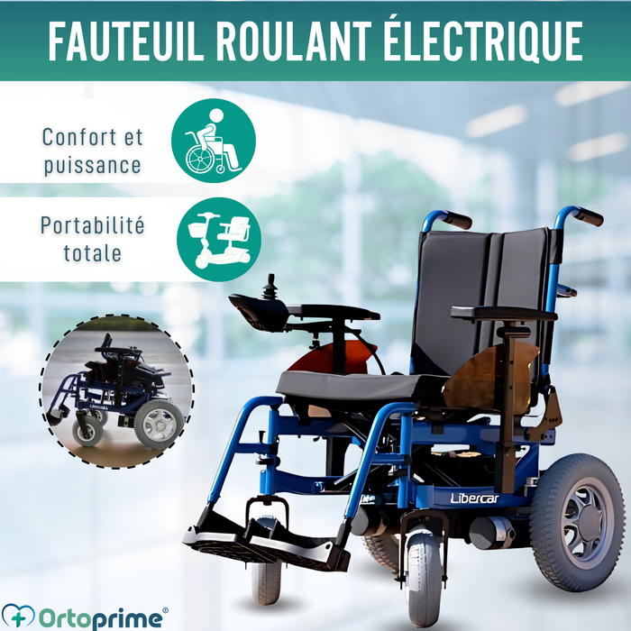 Fauteuil roulant électrique adaptable | Positions multiples