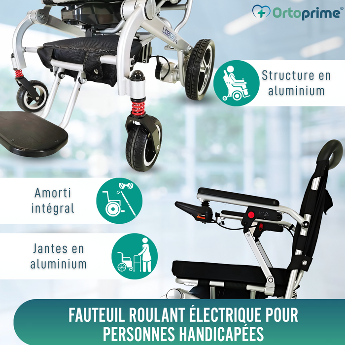 Fauteuil Roulant Électrique Ultra-léger & Batterie Lithium