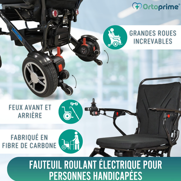 Fauteuil Roulant Électrique Haute Performance Transportable