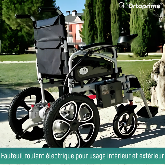 Fauteuil Roulant Pliable avec Batteries Gel | 5 Vitesses