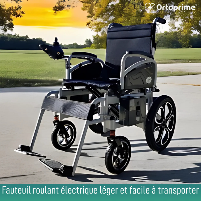 Fauteuil Roulant Électrique Grandes Roues | Batterie Lithium