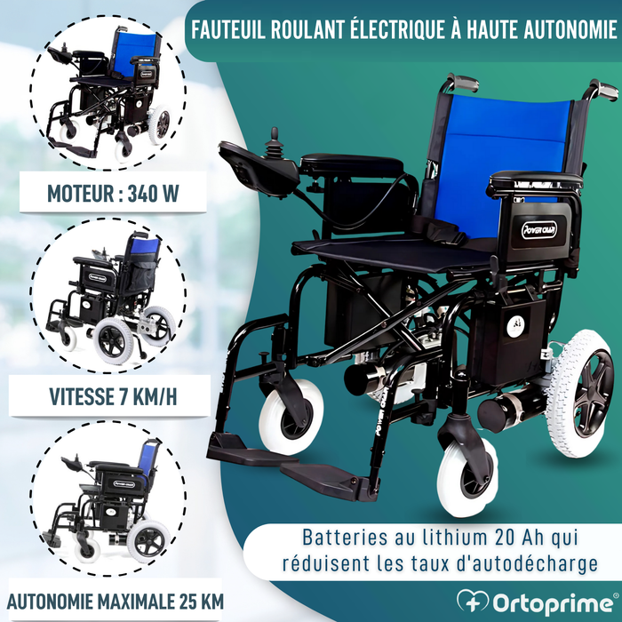 Fauteuil Roulant Électrique | Système de Pliage Rapide
