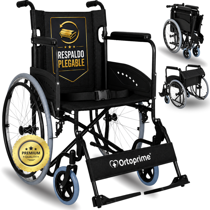Fauteuil Roulant Pliable Leger pour Adulte Autopropulsable