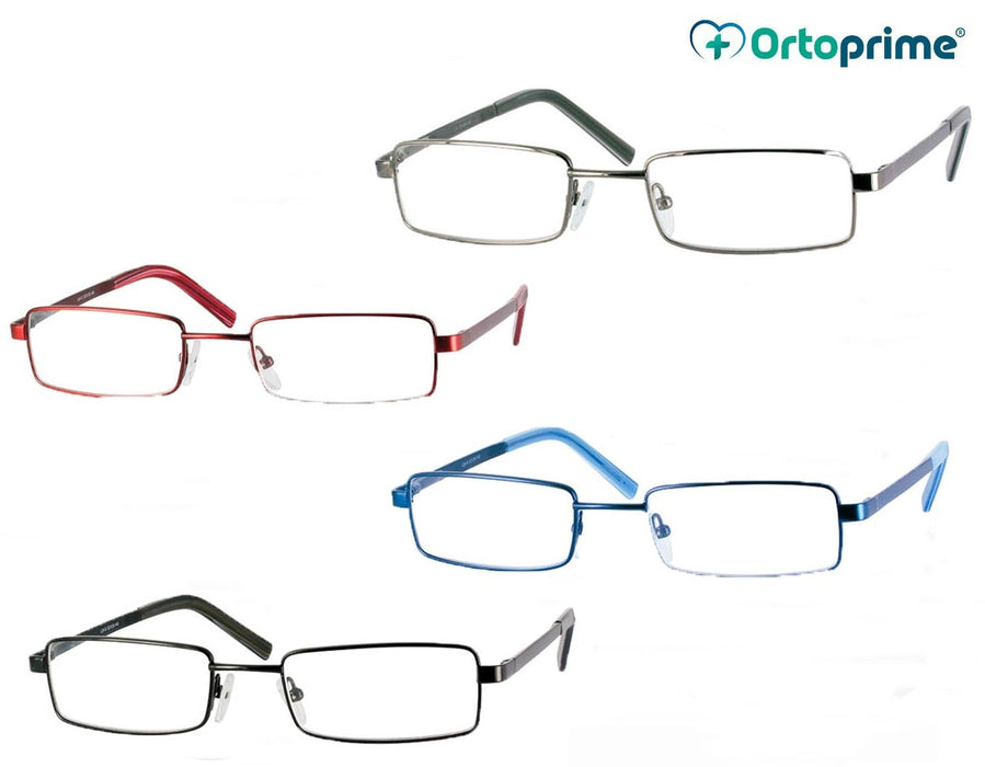 Lunettes pour Presbytie avec Monture Métallique Rectangulaire