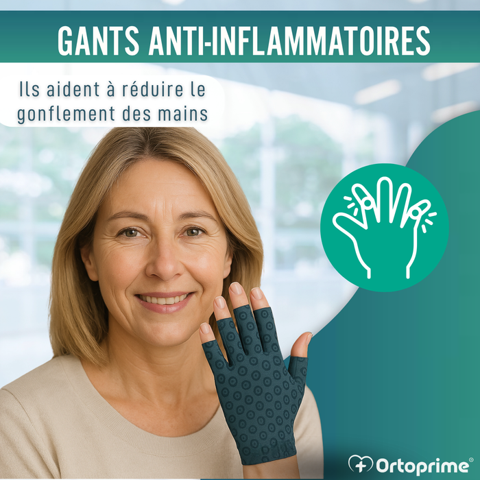 Gants Thérapeutiques pour Arthrose | Tissu Technique Élastique