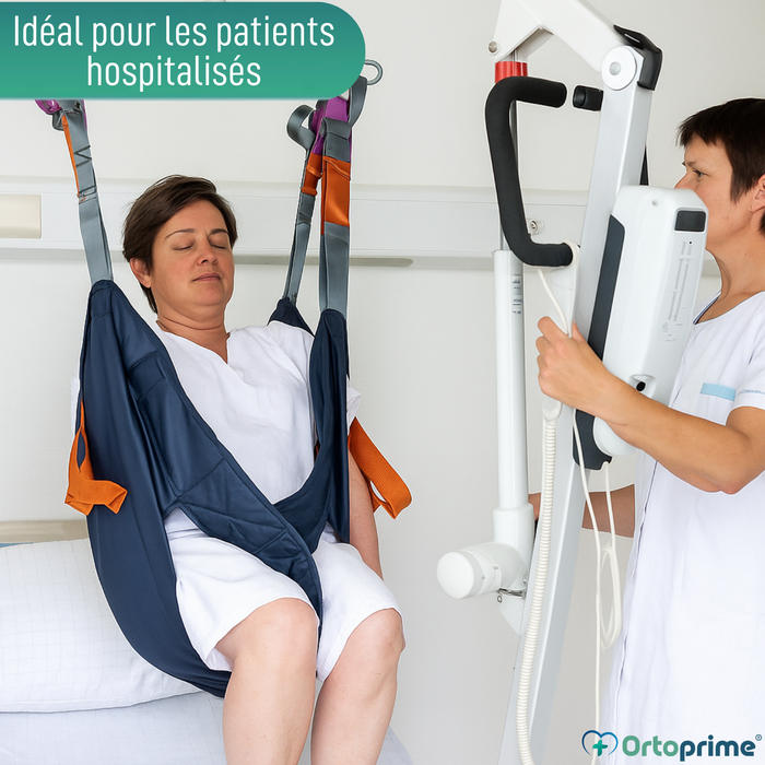 Grue Électrique pour Transfert de Patients | Sans Harnais