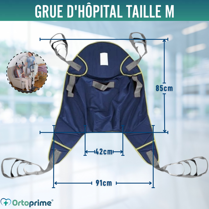Grue pour Élever Patients Haute Qualité | Harnais Inclus
