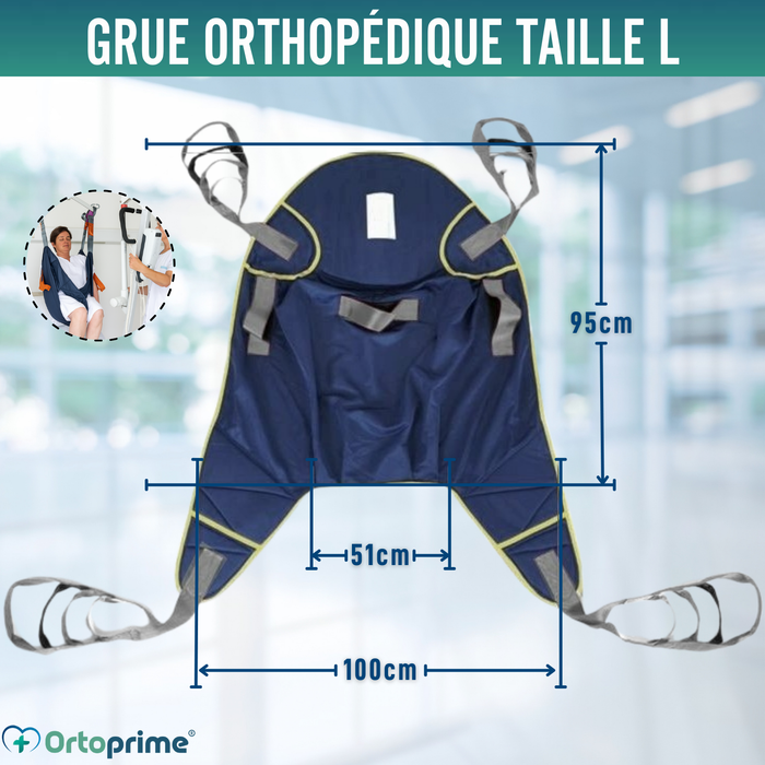 Grue pour Élever Patients Haute Qualité | Harnais Inclus