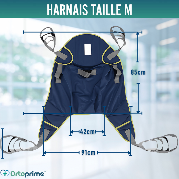 Grue Robuste pour Patients avec Harnais 2 Tailles