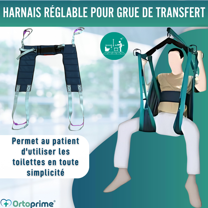 Harnais Ergonomique à Réglage Rapide pour Grue de Transfert