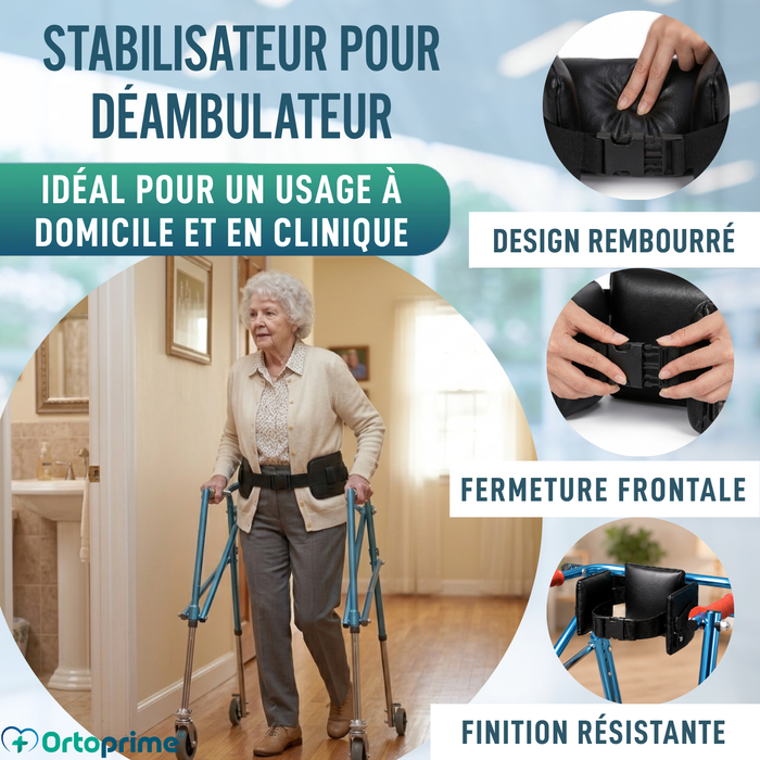 Support Pelvien pour Déambulateur | Stabilisateur Hanche