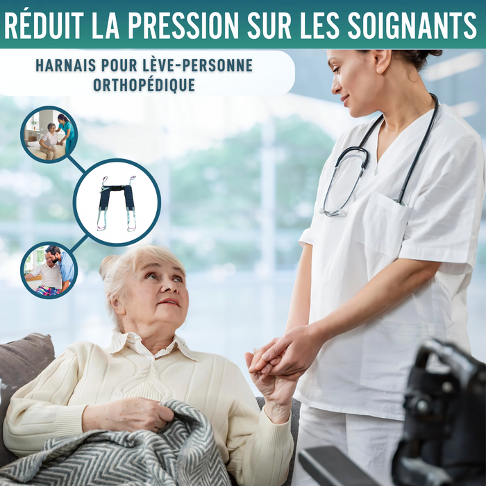 Harnais Ergonomique à Réglage Rapide pour Grue de Transfert