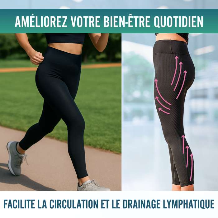 Leggings Move One de Compression | Collants Drainage Lymphatique