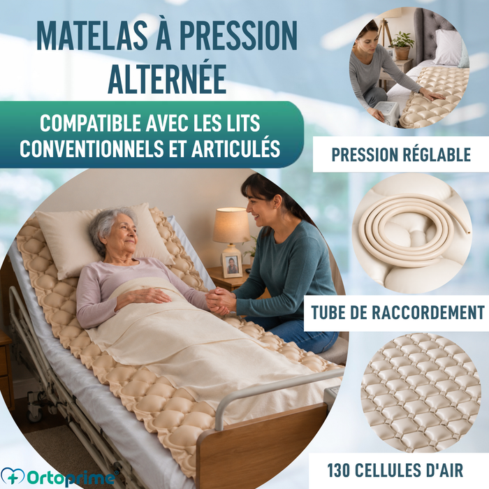 Matelas anti-escarres avec compresseur CONFORT CARE