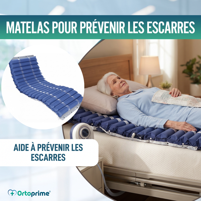 Matelas anti-escarres à Cellules Interchangeables Compresseur
