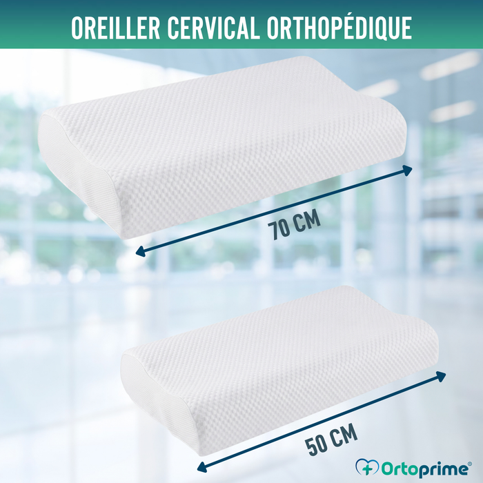 Coussin Cervical en Mousse à Mémoire de Forme | Soutien Efficace