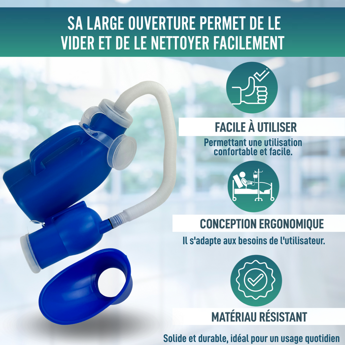 Pot Portable Unisexe 1200ml pour Adultes et Enfants