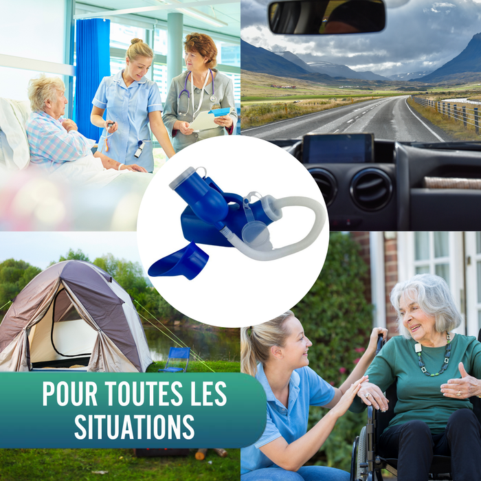 Pot Portable Unisexe 1200ml pour Adultes et Enfants
