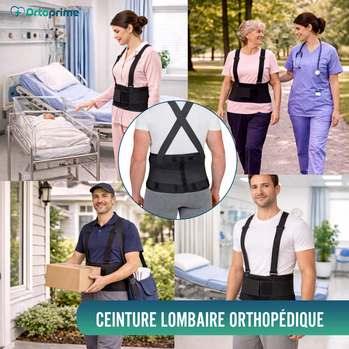 Ceinture Lombo-Sacrée de Travail | Orthèse Réglable