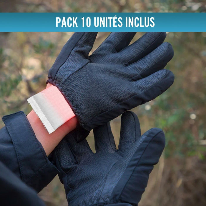 Patchs Chauffants Instantanés pour les Mains | Pack de 10 Unités