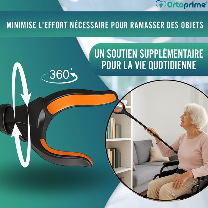 Pince Ramasse-Objets avec Aimant et LED | Pliable