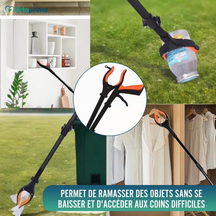Pince Ramasse-Objets avec Aimant et LED | Pliable