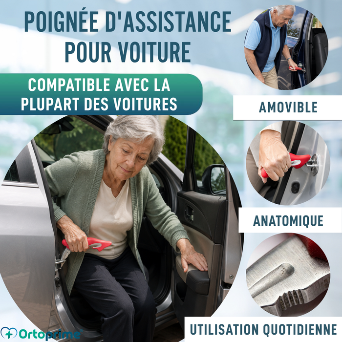 Poignée d’Aide pour Sortir de Voiture | Outil de Prise