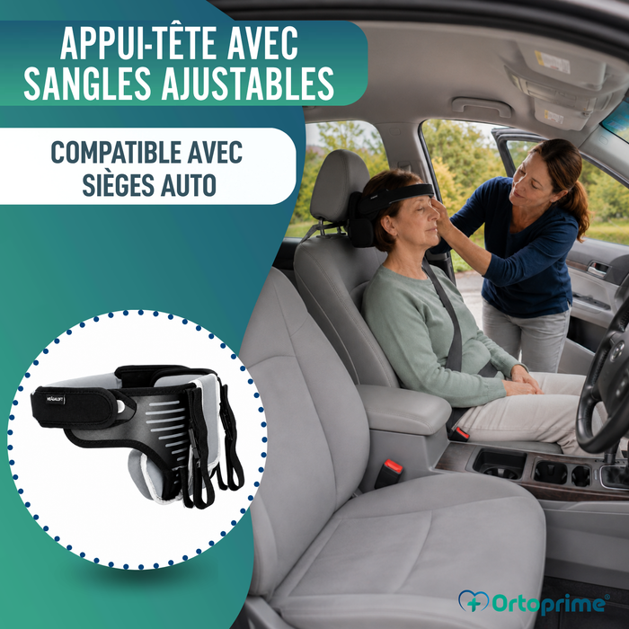 Appui-tête Réglable pour Fauteuil Roulant | 2 Modèles