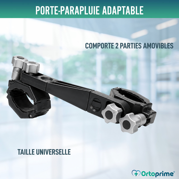 Porte-Parapluie Universel pour Fauteuils et Déambulateurs