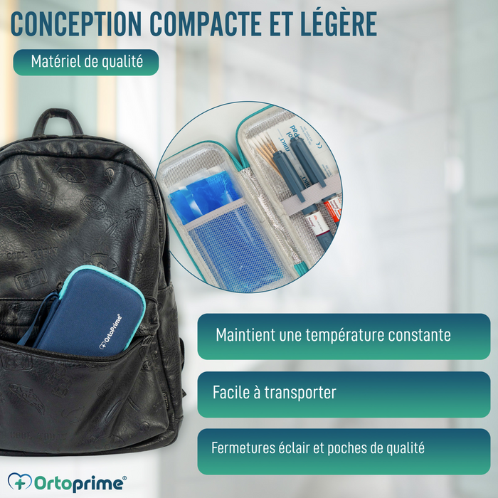 Étui pour Insuline avec Thermomètre | Frigo pour Diabétiques