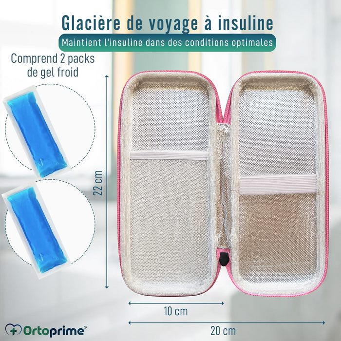 Étui pour Diabétiques | Porte-Insuline avec Gels Réfrigérants
