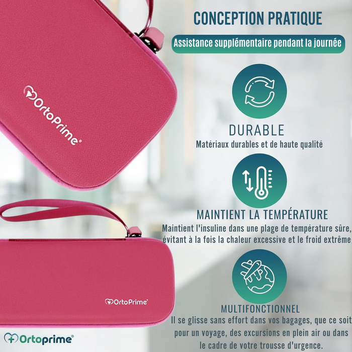 Étui pour Diabétiques | Porte-Insuline avec Gels Réfrigérants