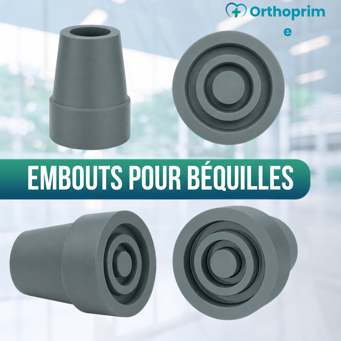 Embout Antidérapant pour Canne et Béquille | 2 unités