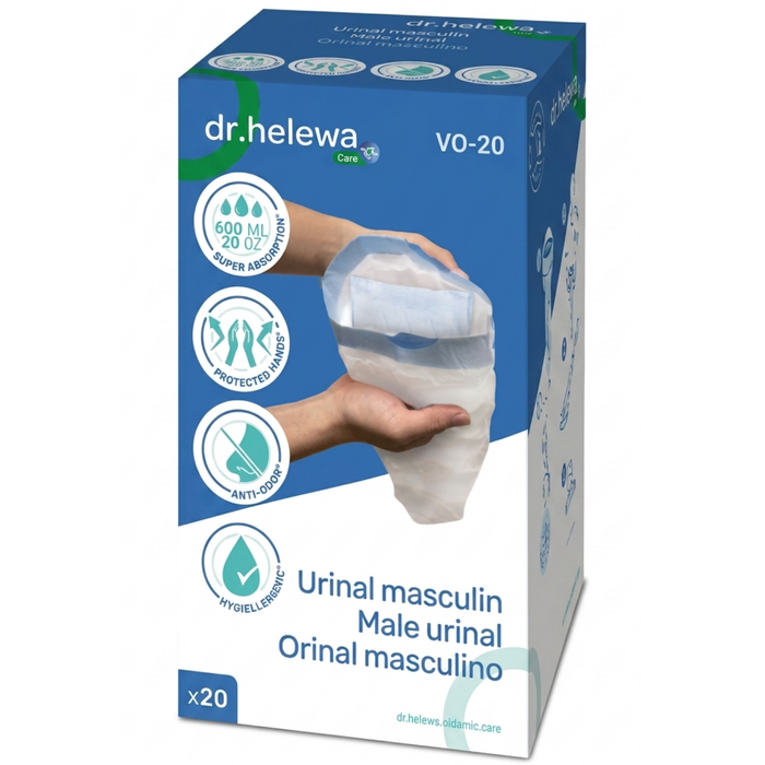 Sacs Hygiéniques Jetables pour Urinoirs Masculins 600 ml