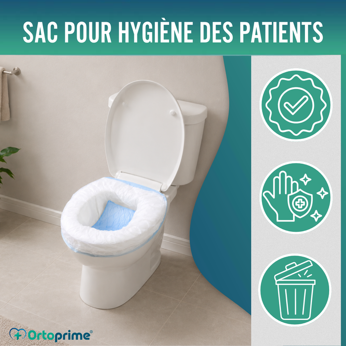 Sacs Hygiéniques Jetables pour WC | 20 Unités