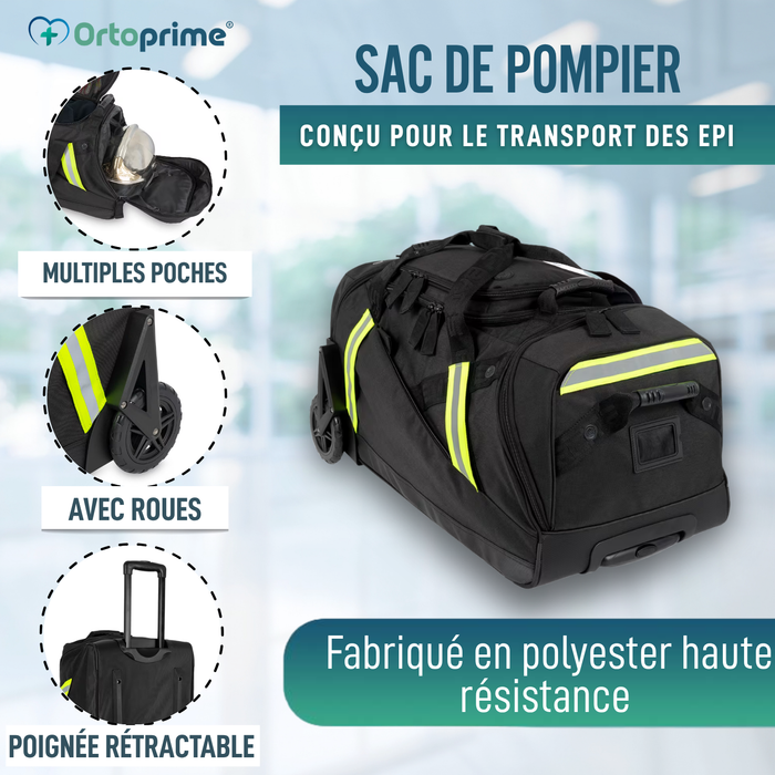 Sac Trolley Professionnel de Pompier à Roulettes EPI
