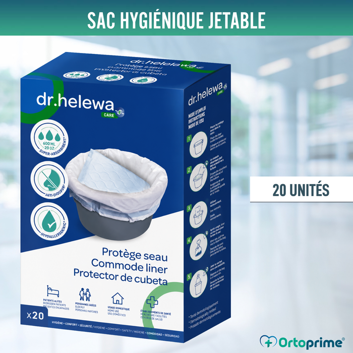Sacs Jetables pour WC Absorbants | Lot de 20