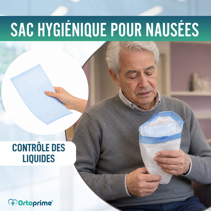 Sacs Hygiéniques Jetables pour Vomissements | Lot de 20