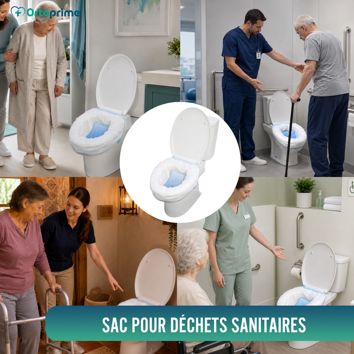 Sacs Hygiéniques Jetables pour WC | 20 Unités