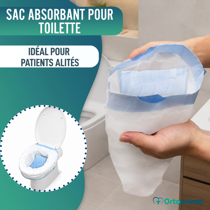 Sacs Jetables pour WC Absorbants | Lot de 20