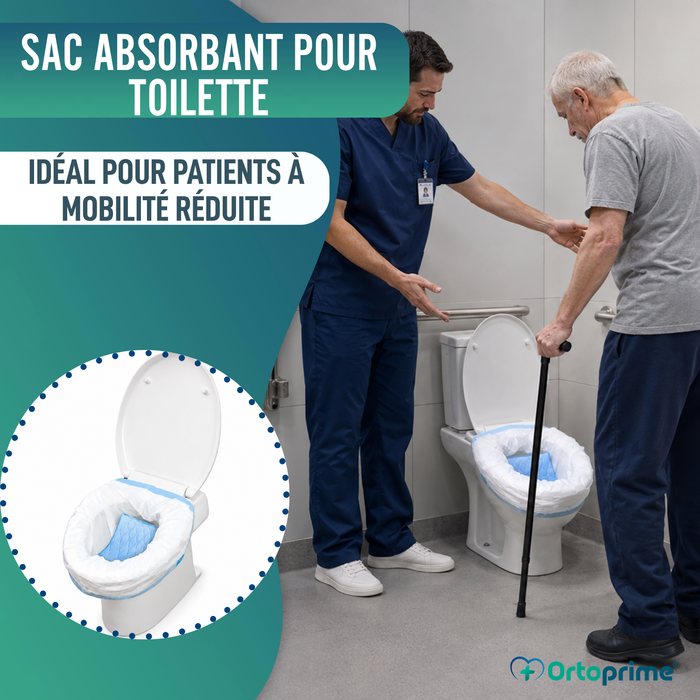 Sacs Hygiéniques Jetables pour WC | 20 Unités