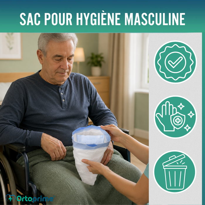 Sacs Hygiéniques Jetables pour Urinoirs Masculins 600 ml