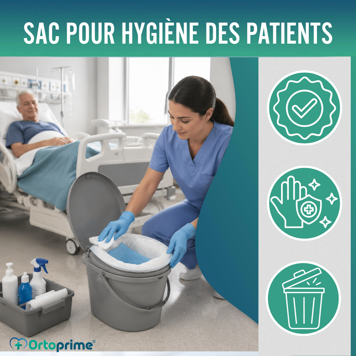 Sacs Jetables pour WC Absorbants | Lot de 20