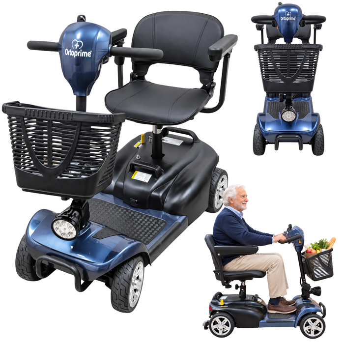 Scooter Électrique Démontable 4 Roues | Batterie Amovible