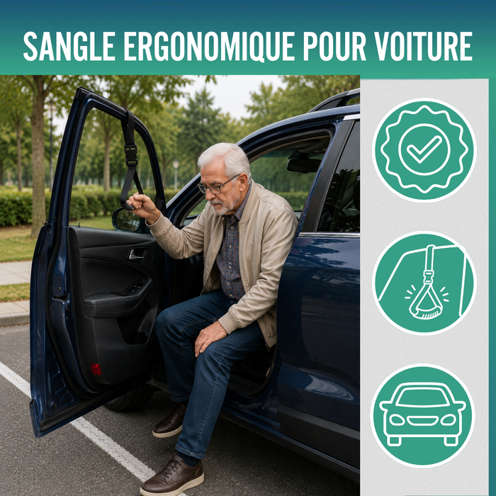 Sangle de Sortie de Voiture avec Poignée Ergonomique