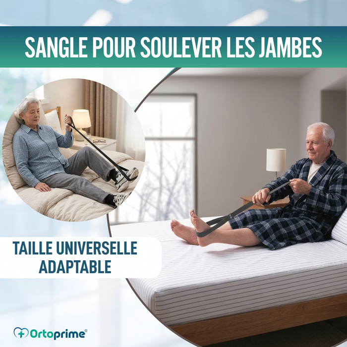 Sangle Lève-Jambe avec Boucle Rigide pour Mobilité