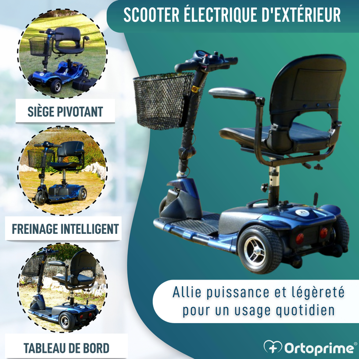 Scooter Électrique avec Système Stand Up | 3 Roues