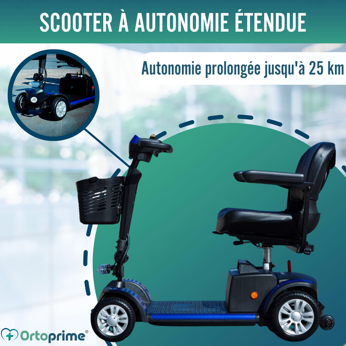 Scooter Électrique Compact et Pliable | 4 Roues