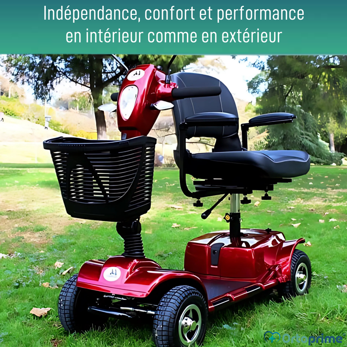 Scooter Électrique pour Handicapés | Double Amortissement